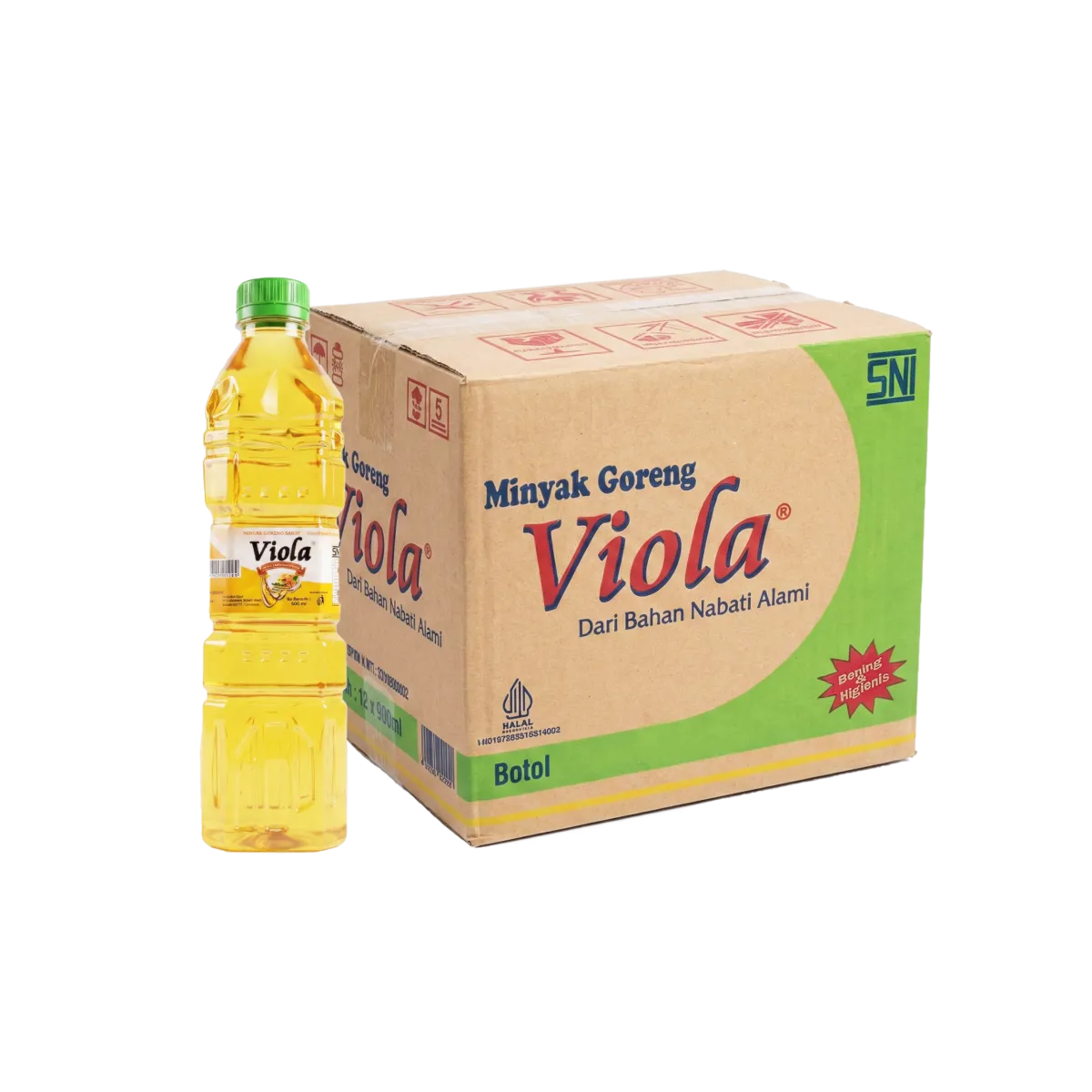 Jual Minyak Goreng Viola Botol 600mL - Jernih & Ergonomis | Synkro.id
